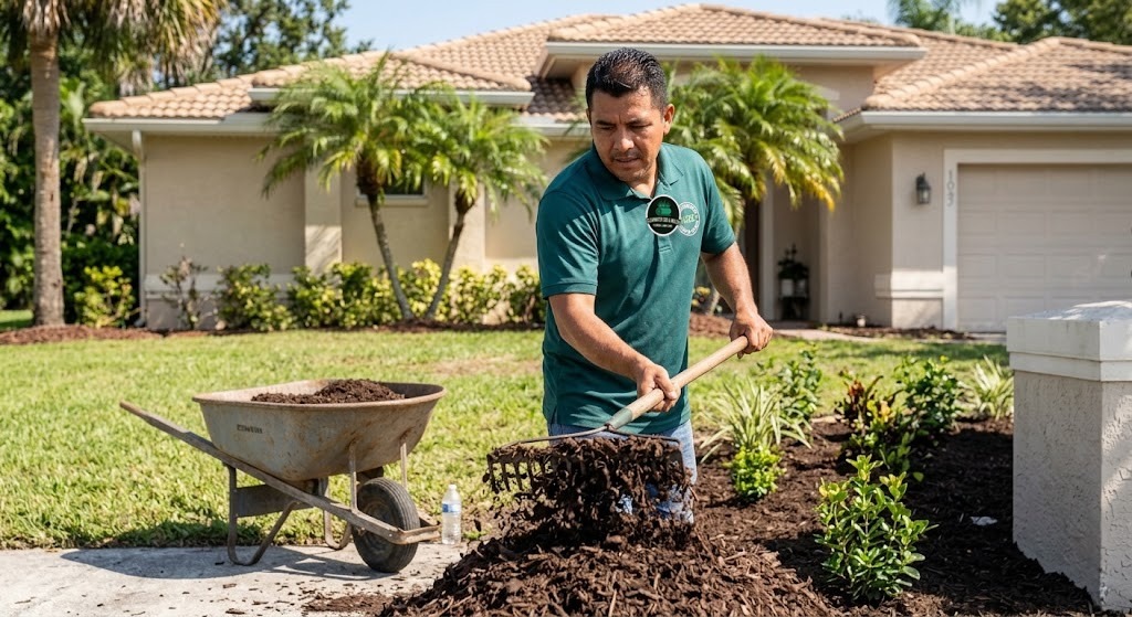Mulch Installation in Clearwater, Florida