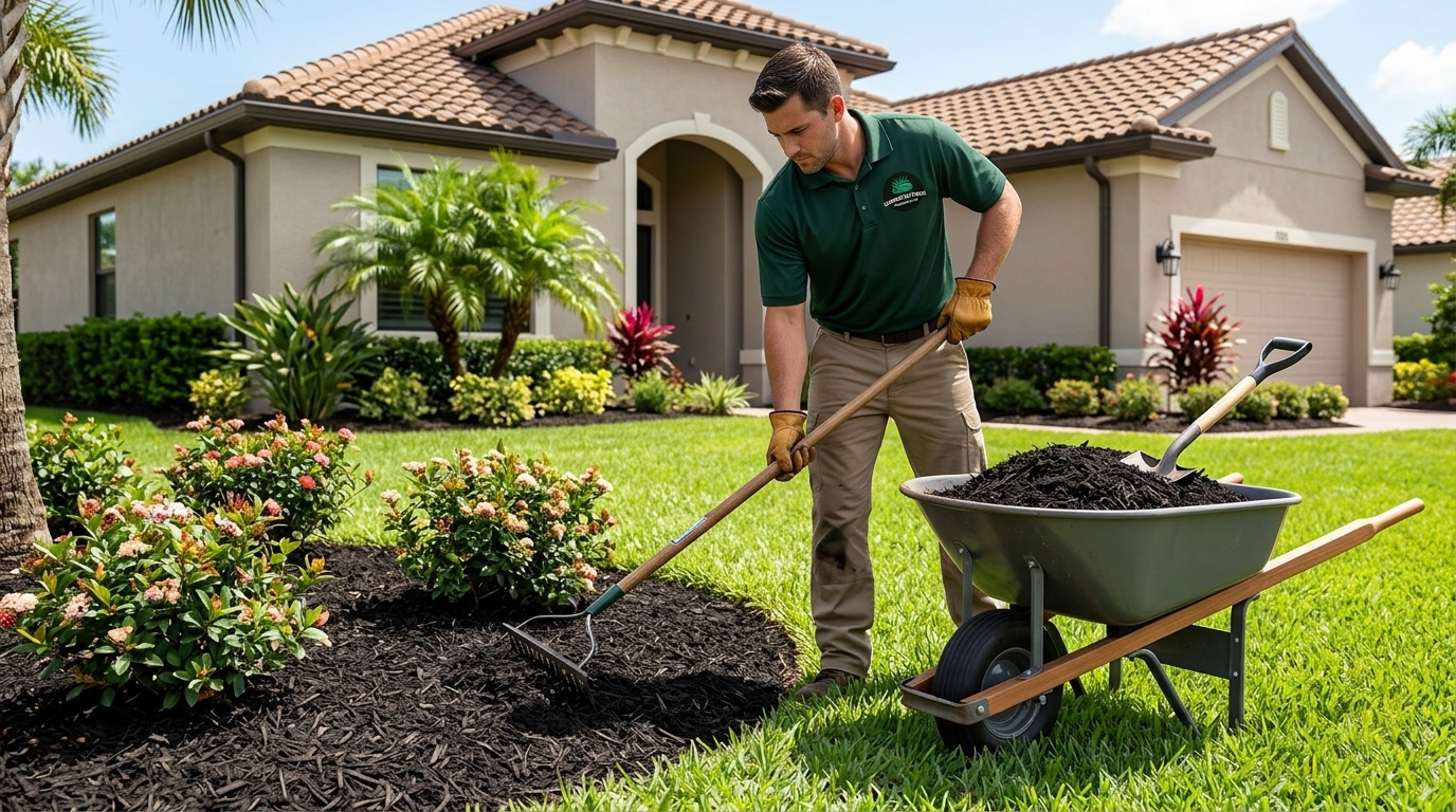 Mulch Installation in Clearwater, Florida