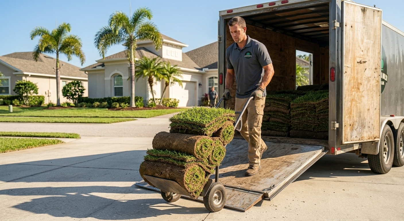 Sod Delivery in Clearwater, Florida